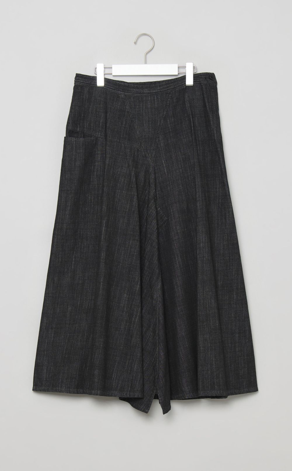 ウォッシュドデニムフレアスカー卜