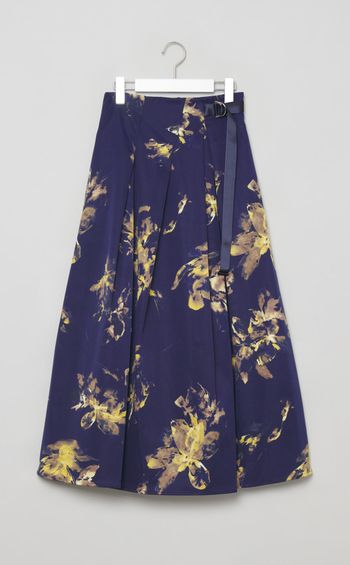 ブラッシュフラワーギャザースカート