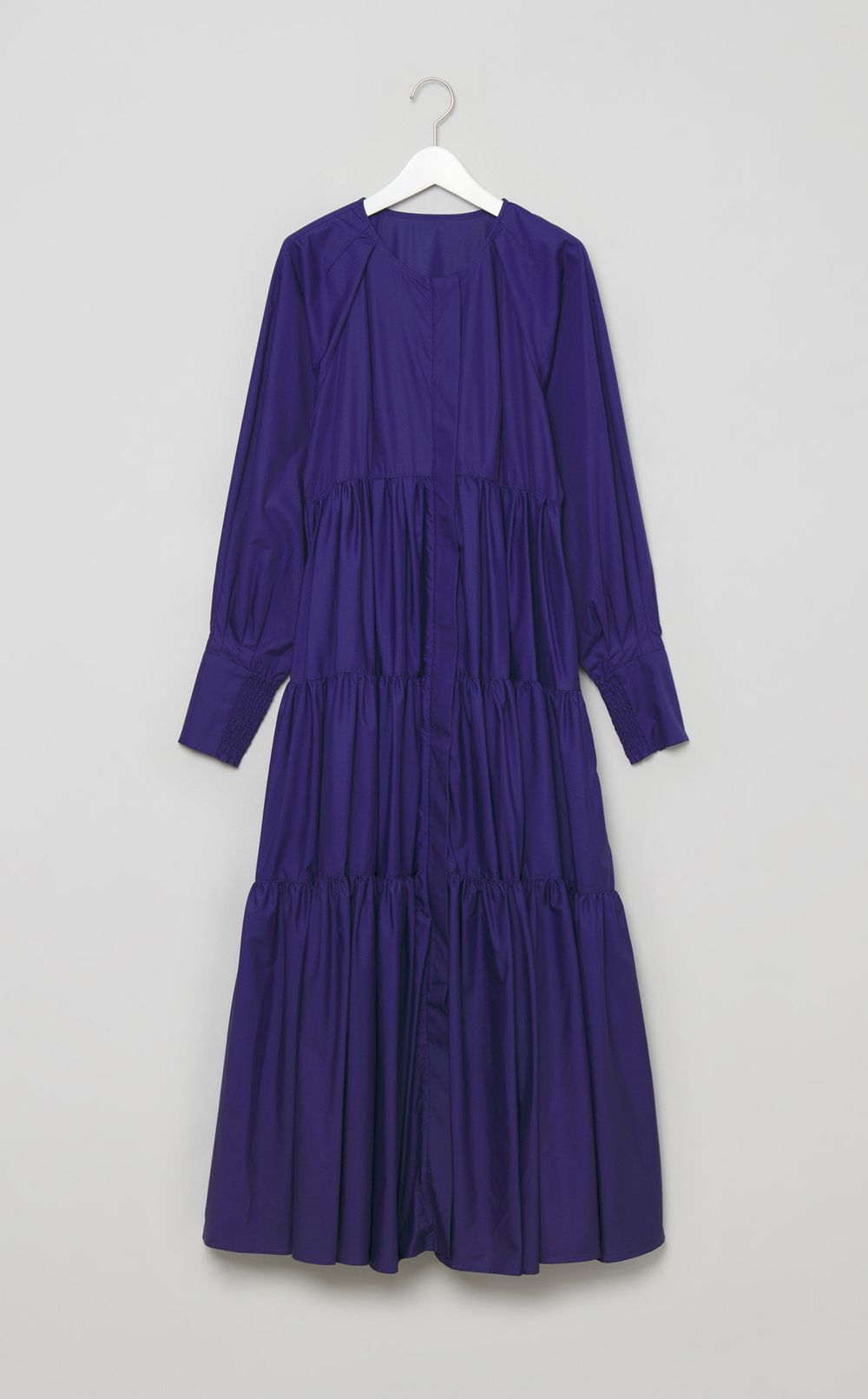ギャザーティアードロングワンピース