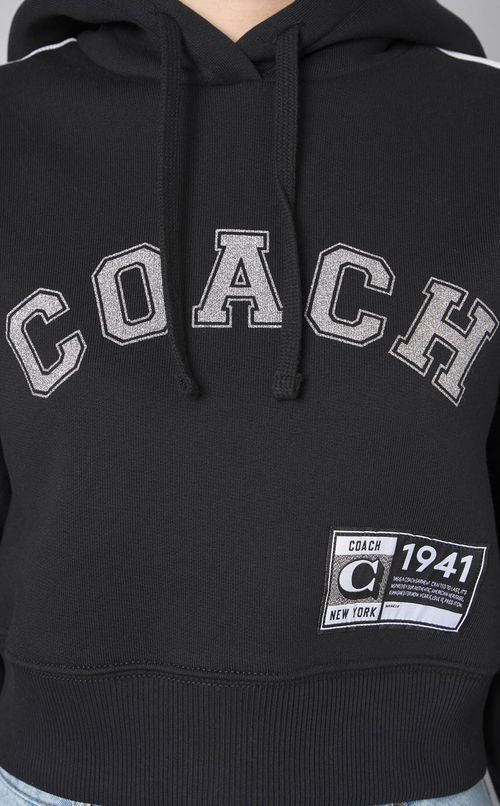 レタリングクロップドフーディー