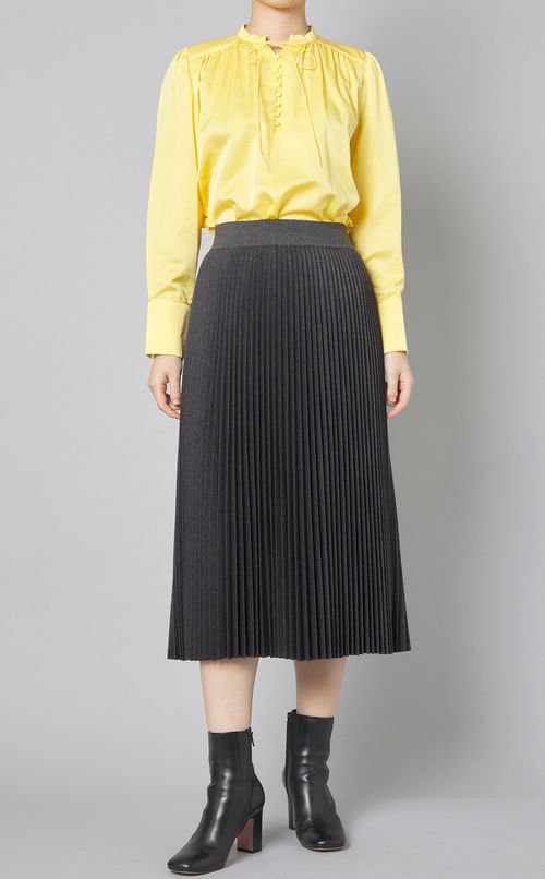 フランネルプリーツスカート