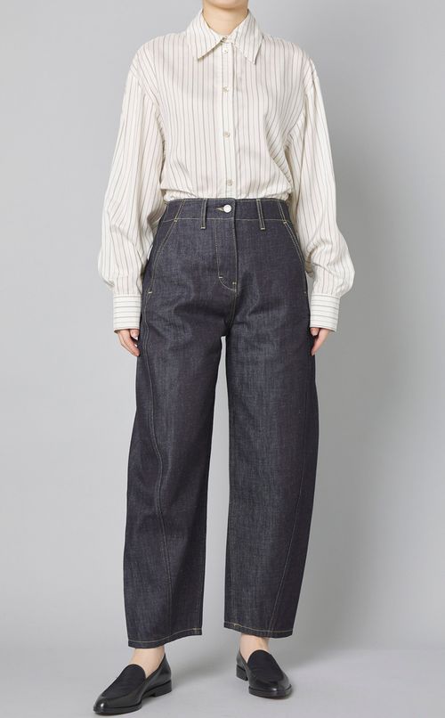 ストライプレギュラーカラーシャツ