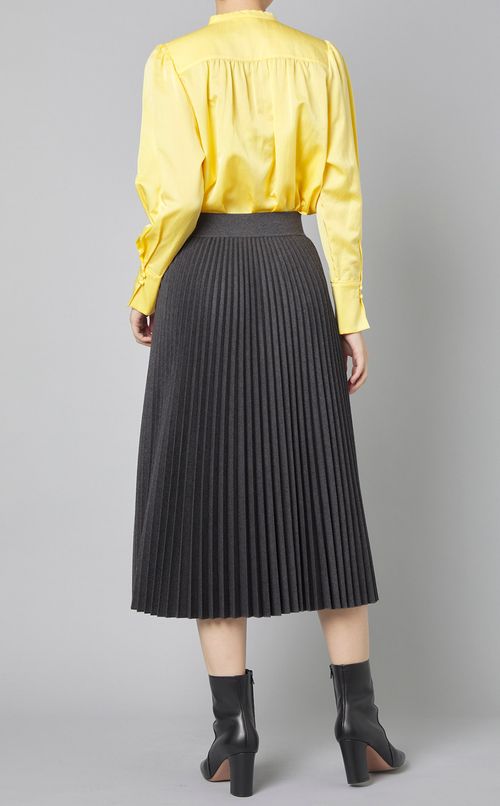 フランネルプリーツスカート