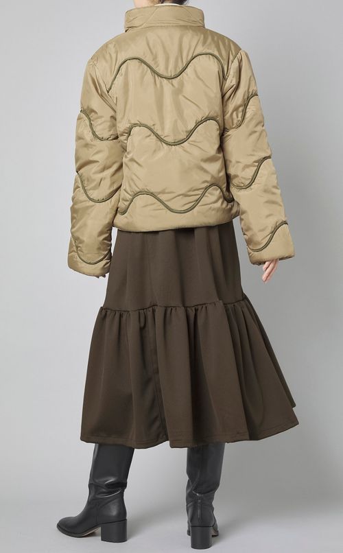 ハイネック中綿ブルゾン