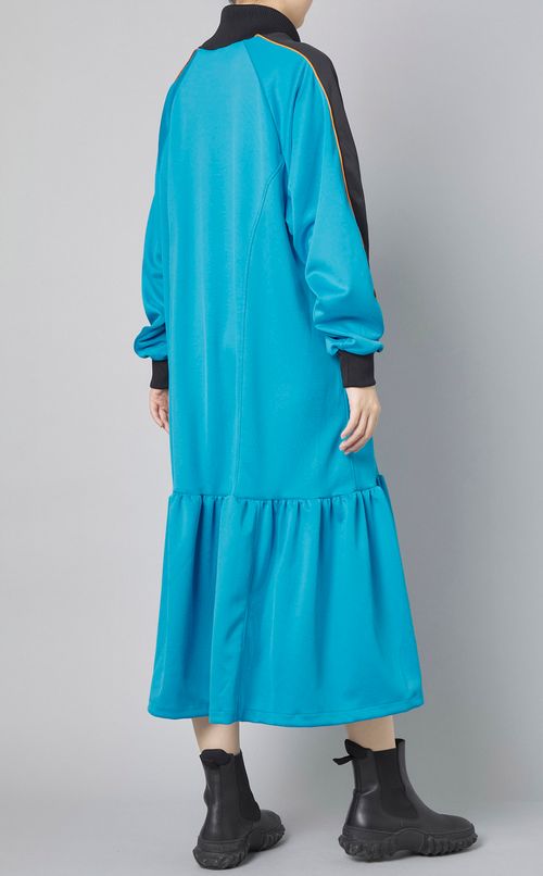 ジャージハイネックティアードワンピース