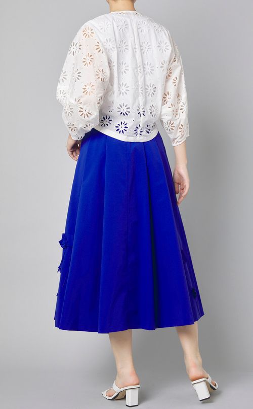 エンブロイダリーレースブルゾン