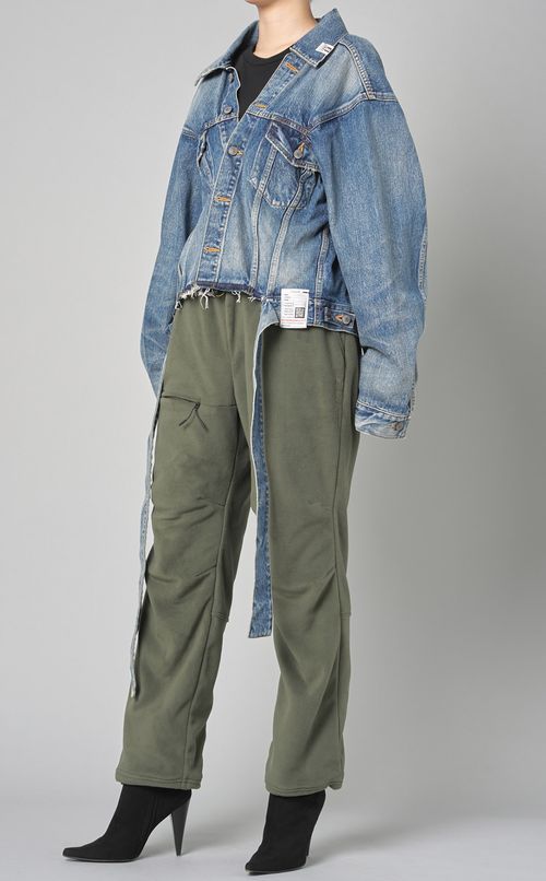 カシュクールデニムジャケット