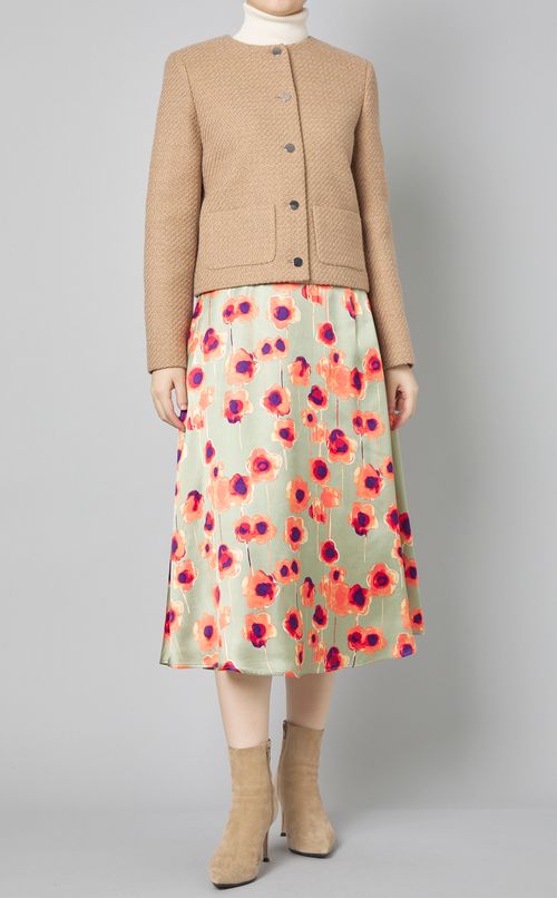 ツイードクロップドジャケット