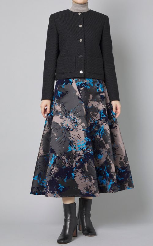 ツイードクロップドジャケット