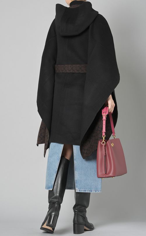 ダブルフェイスケープコート