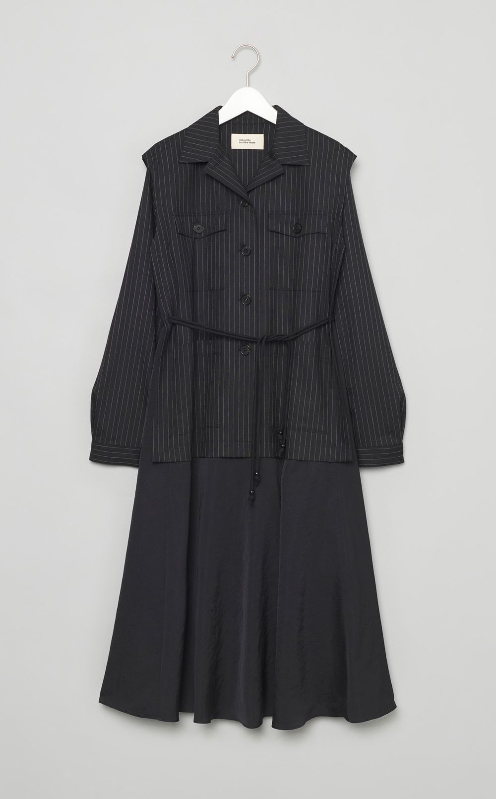 ストライプサファリワンピース