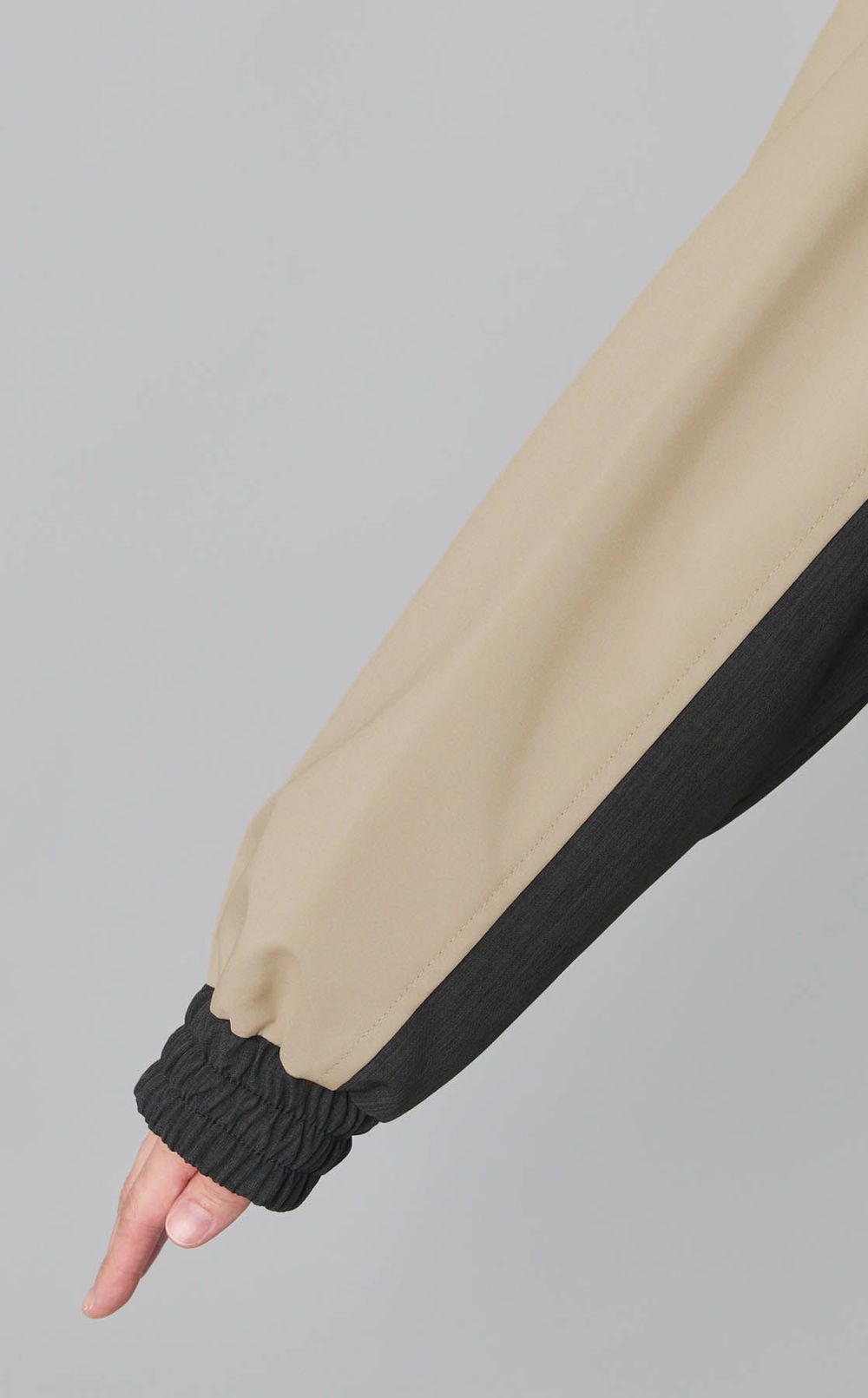 オーバーサイズ配色ダブルジップブルゾン