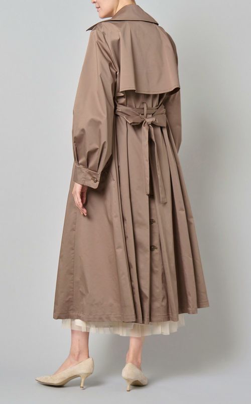 ストレッチタフタトレンチコート