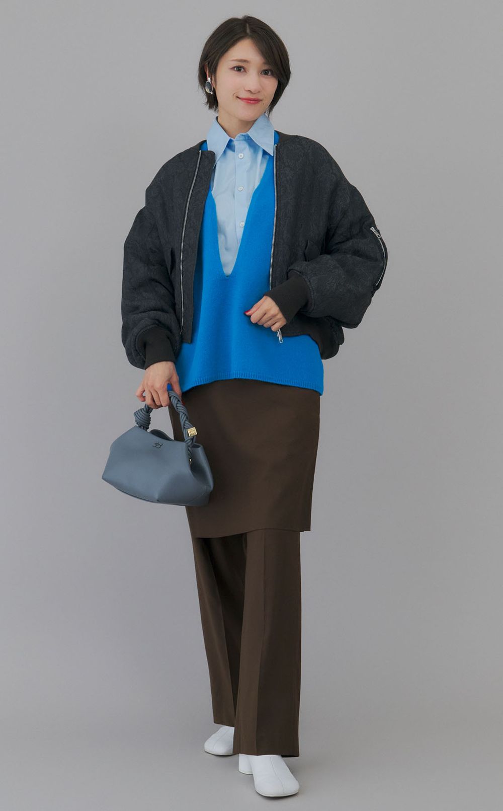 ゴーヤジャガードジップアップブルゾン