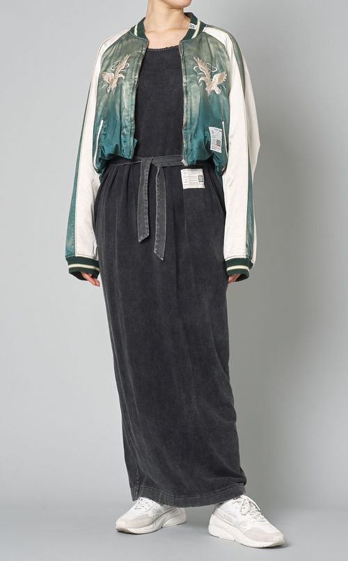 ジャージマキシドレス