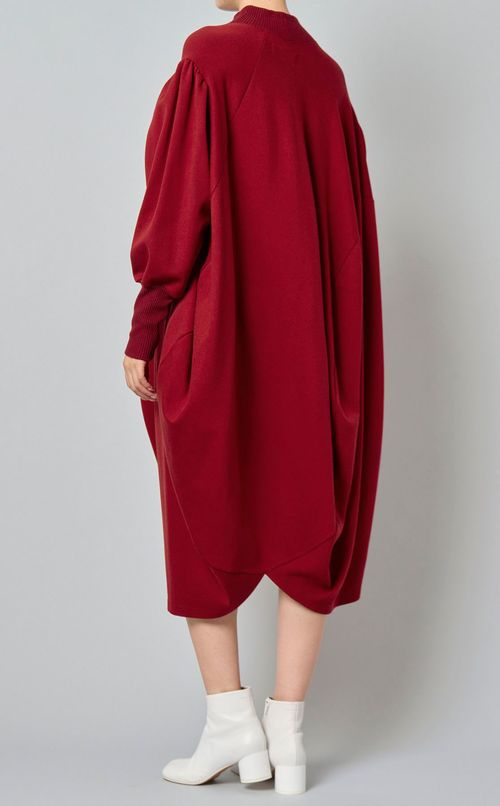 ボールギャザースリーブワンピース