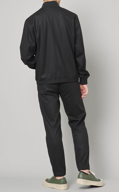 ウールニットフルジップブルゾン