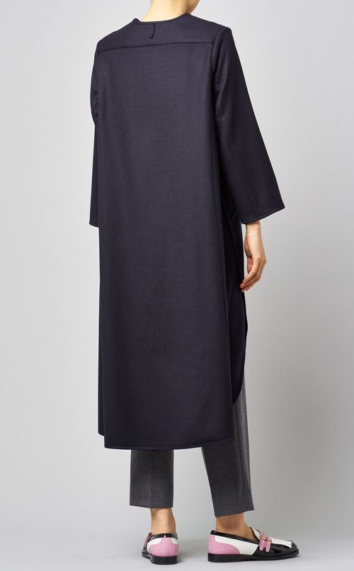 フラノストレッチロングシャツ