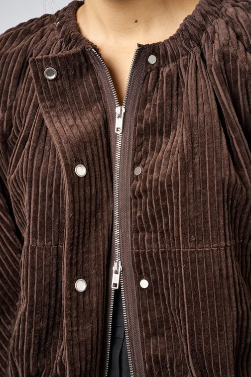 コーデュロイジップブルゾン