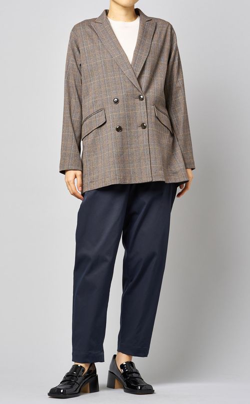 グレンチェックストレッチジャケット