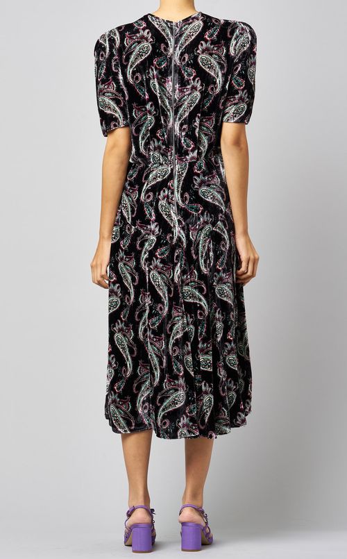 ペイズリープリントワンピース