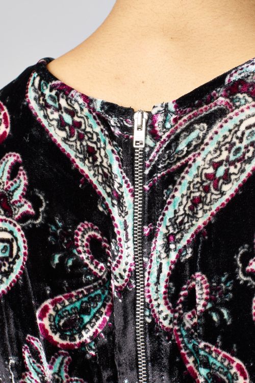 ペイズリープリントワンピース