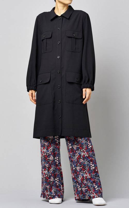 ベルト付4ポケットミニワンピース