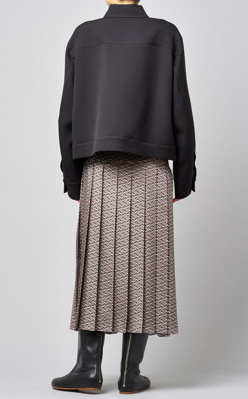 ナチュラルストレッチジップジャケット