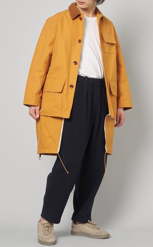 ウールワンタックワークパンツ