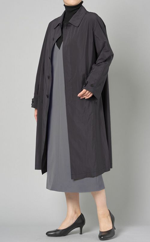 バルキーツイルVネックワンピース