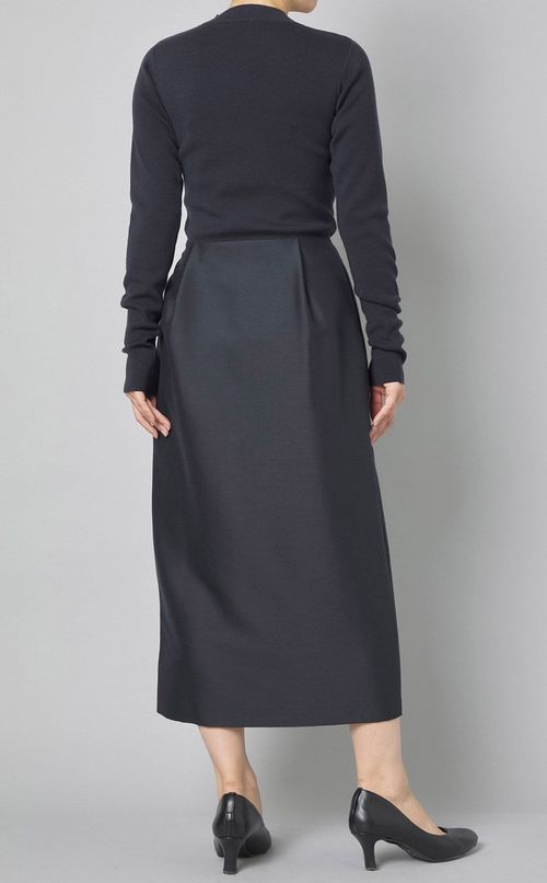 異素材ドッキングワンピース