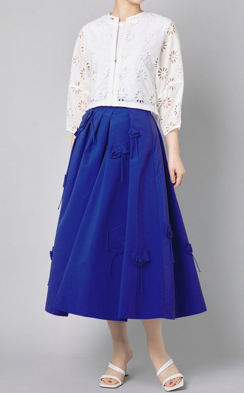 フラワーオーナメントスカート