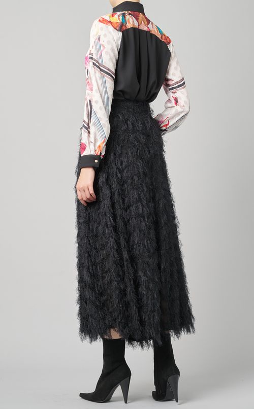 フレアフリンジパンツ