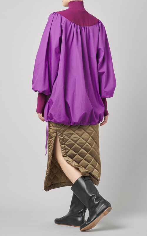 タートルネックカットソープルオーバー