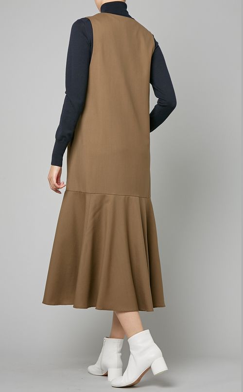 ウールフレアジャンパースカート