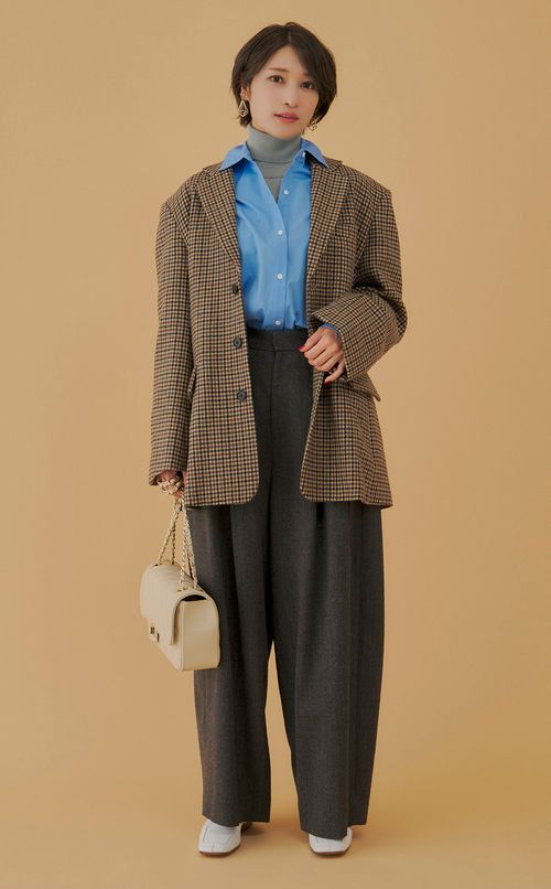 キルティングレザーチェーンバッグ