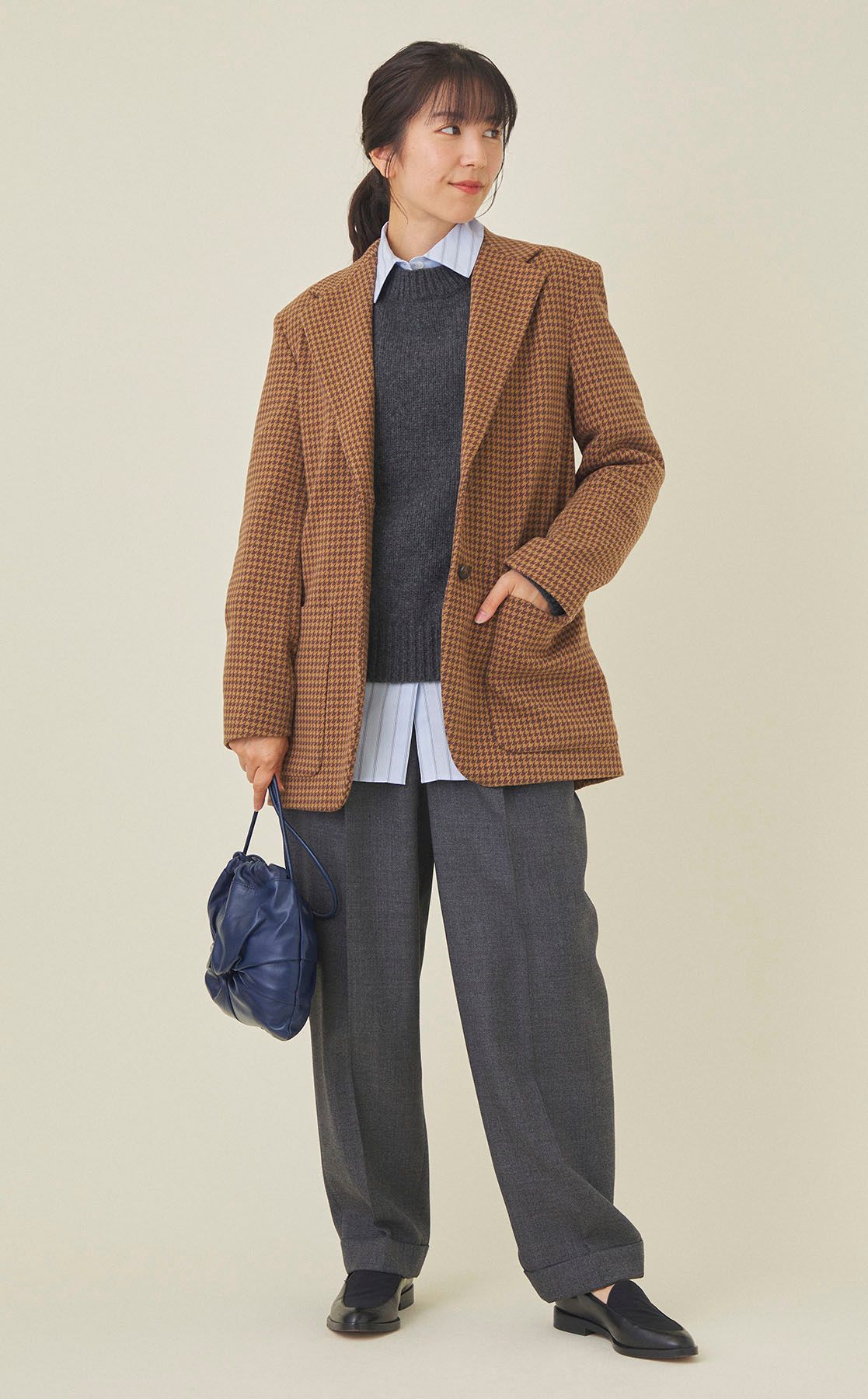 Weekend Max Mara｜グレンチェックテーラードジャケット