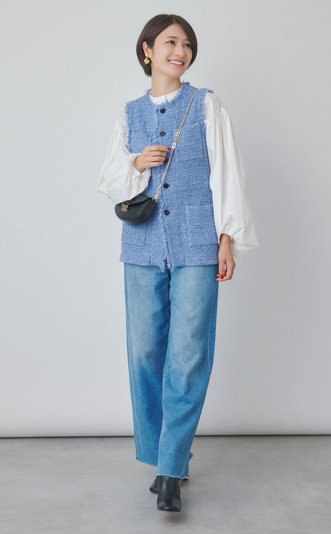 Theory｜ハイライズワイドデニムパンツ