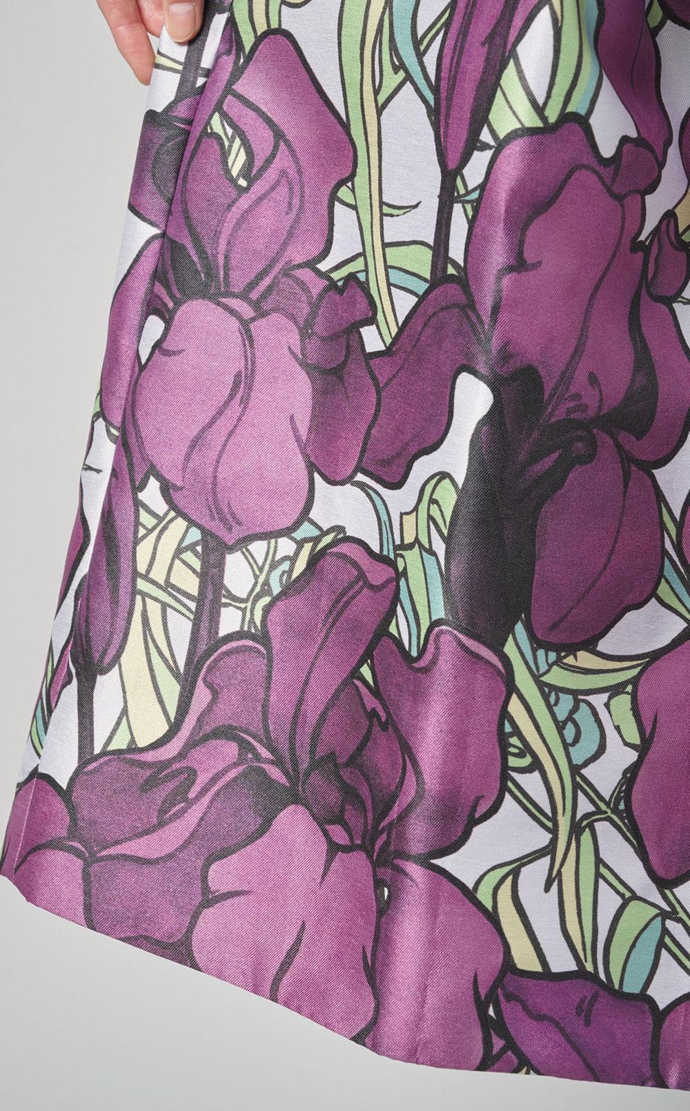 フラワージャカードスカート