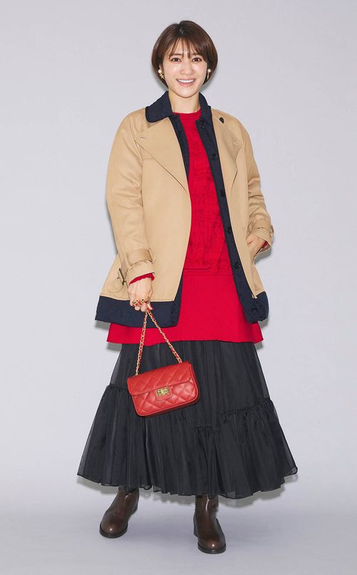 キルティングレザーミニチェーンバッグ