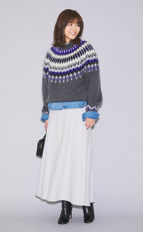 ウールマーメイドロングスカート