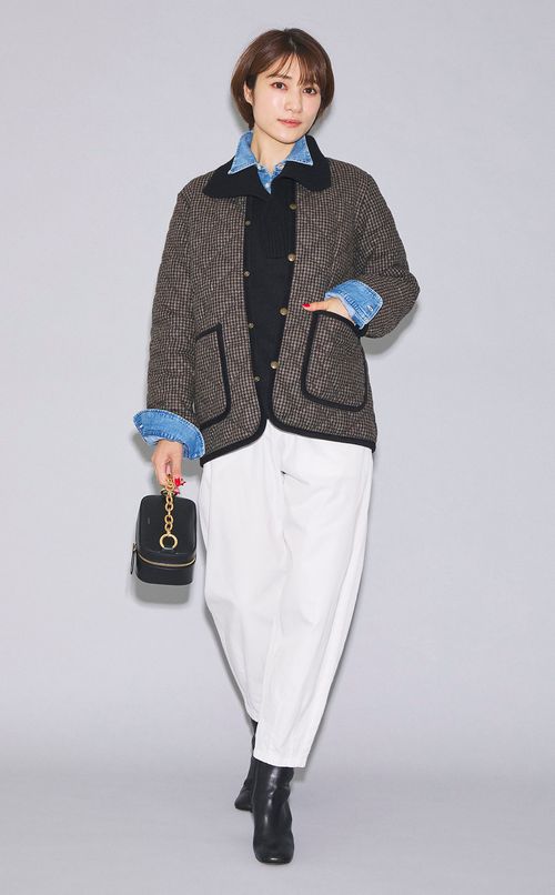 リボンベルト付チノパンツ