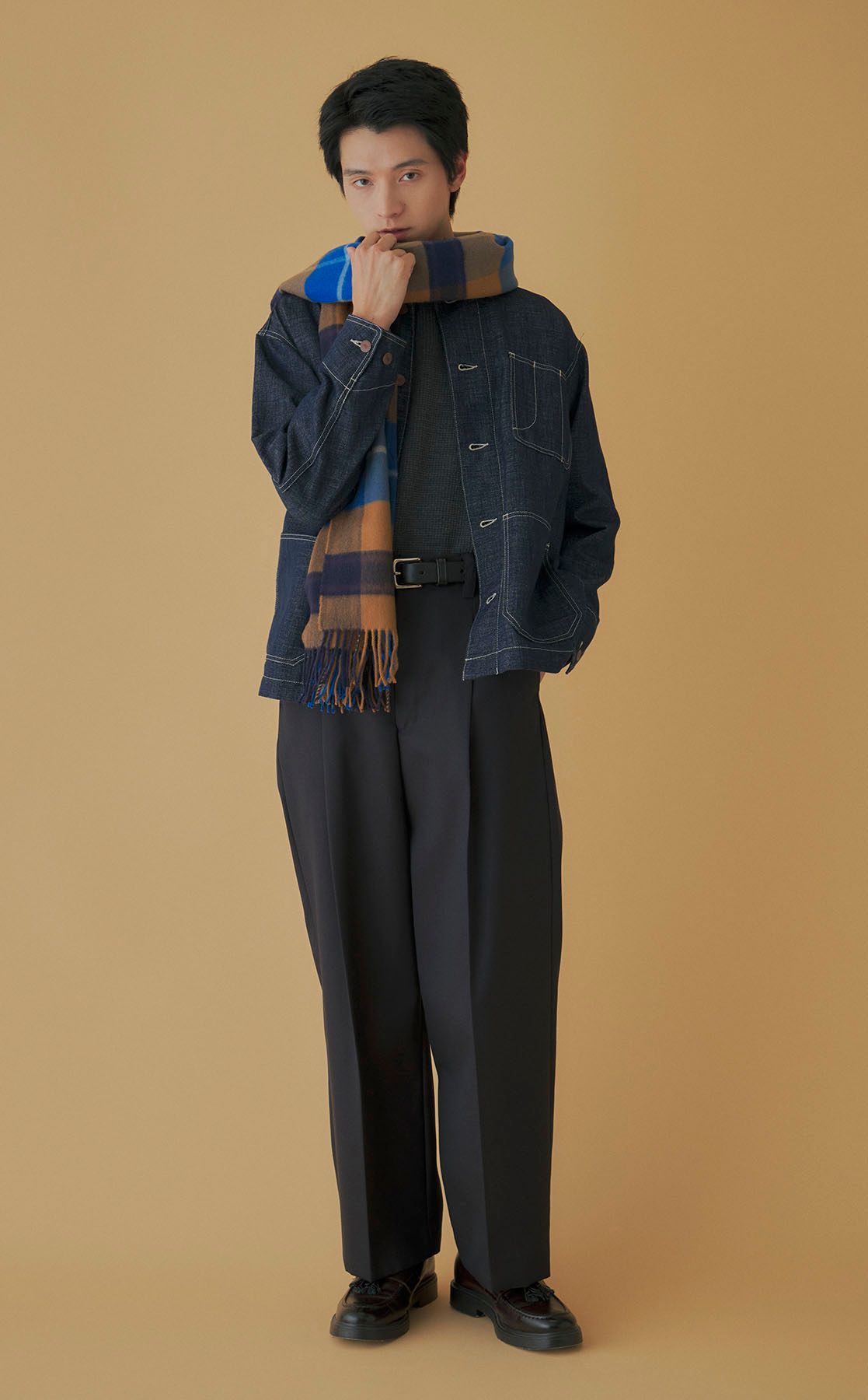 KICS DOCUMENT.｜カラミデニムカバーオール