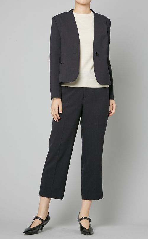 ストレッチノーカラージャケット