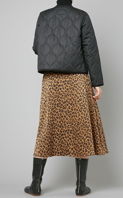 キルティングショートジャケット