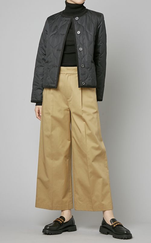 キルティングショートジャケット