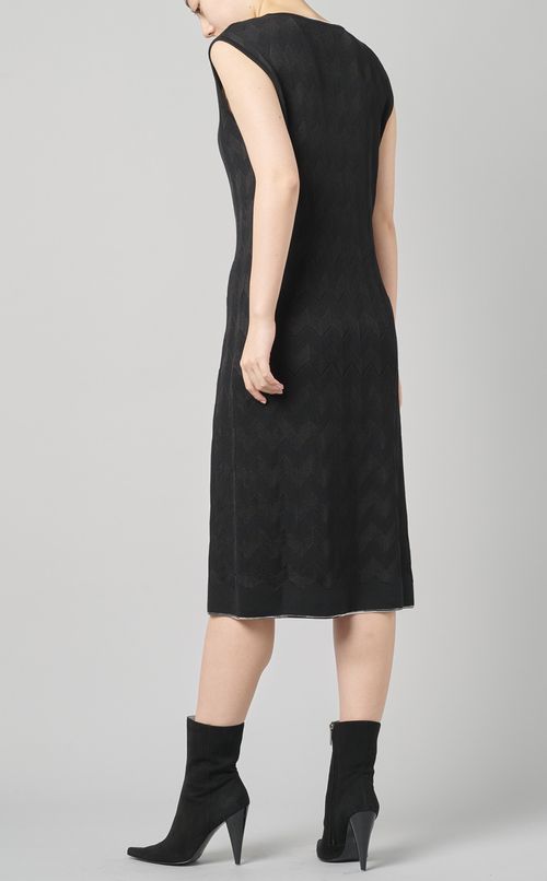 ノースリーブニットワンピース