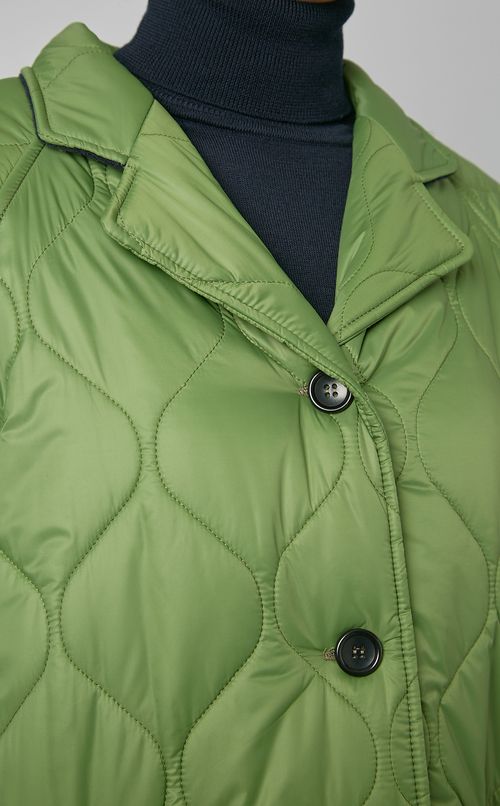 テーラードキルティングコート