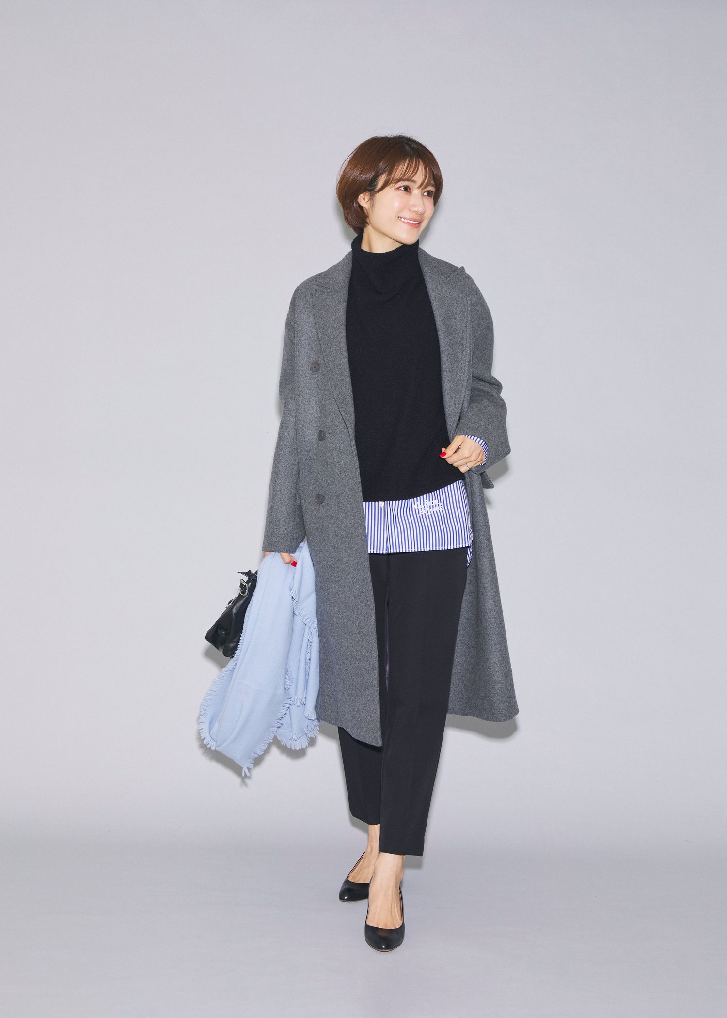 【秋冬】カジュアルな同窓会のパンツコーデ