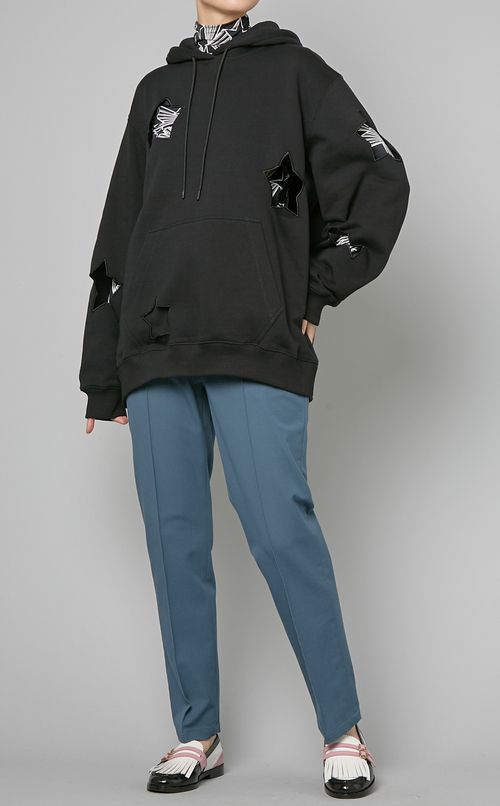 スタープリントハイネックトップス